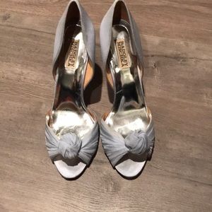 Lightly worn Badgley Mischka light blue heels!
